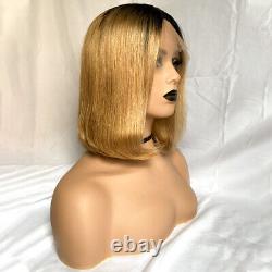 12A 14 Bob Style Wigs 13x4 Lace Frontal Wigs Brazilian Straight Human Hair Wigs