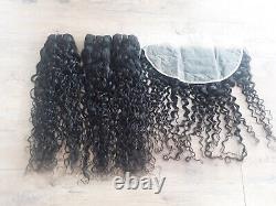 12a Brazilian Human Hair 3bundle Water Wave 22+22+22&20 Wider Lace Frontals 13x6
