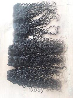 12a Brazilian Human Hair 3bundle Water Wave 22+22+22&20 Wider Lace Frontals 13x6