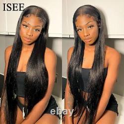 13X6 HD Transparent Lace Frontal Wig For Women Human Hair PrePlucked Hairline