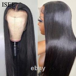 13X6 HD Transparent Lace Frontal Wig For Women Human Hair PrePlucked Hairline