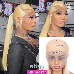 13x4 Brazilian Straight 13x6 Transparent Lace Frontal Wig Human Hair For Women