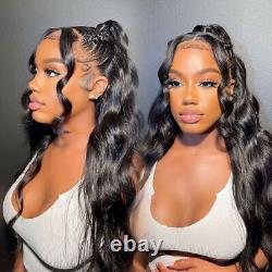 13x4 HD Lace Frontal Human Hair Wig Pre Plucked Body Wave Wigs Remy Hair Wigs