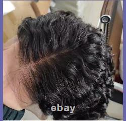 13x4 Hd Deep Wave Human Hair Lace Frontal Wig 30 40Inch Brazilian Water Wave Wig