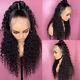 13x4 Kinky Curly Human Hair Wigs Brazilian HD Transparent Lace Frontal Wig
