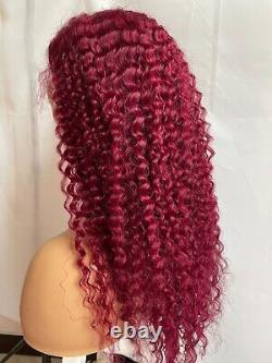 13x4 Kinky Lace Frontal Human Hair Pre Plucked Brazilian Kinky Curly Lace Wigs