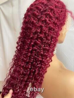 13x4 Kinky Lace Frontal Human Hair Pre Plucked Brazilian Kinky Curly Lace Wigs