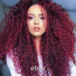 13x4 Lace Frontal Human Hair 26inch Pre Plucked Brazilian Kinky Curly Lace Wigs