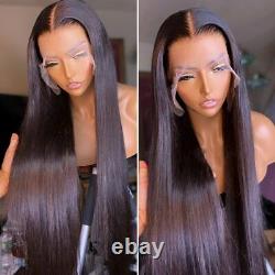 13x4 Lace Frontal Human Hair Wig HD Transparent Lace Front Wig Pre Plucked Wigs