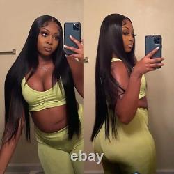 13x4 Lace Frontal Human Hair Wig Straight Pre Plucked 360 Lace Frontal For Women