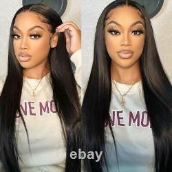 13x6 Straight HD Lace Front Wig Human Hair Transparent Lace Closure Frontal Wig