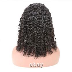 200 Density Deep Wave Lace Frontal Wig Remy Curly Human Hair Wigs for Women