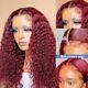22inch 13x4 Lace Frontal Human Hair Pre Plucked Brazilian Kinky Curly Lace Wigs