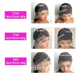 360 Lace Frontal Wig 40 Inch Straight Brazilian Remy Human Hair Wigs for Women