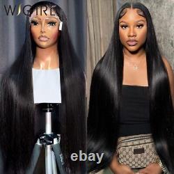 40 inch Straight 13x6 Lace Frontal Wig Remy Human Hair Wigs PrePlucked For Women