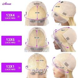 613 Blonde Lace Front Human Hair Wig HD Lace Frontal Wig 13x6 Straight Remy Hair