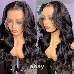 Body Wave 13x4 Lace Frontal Human Hair Wigs Natural Remy Hair 4x4 Closure Wigs