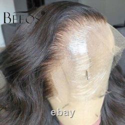 Body Wave 13x6 HD Lace Frontal Wig Pre Plucked Transparent Lace Human Hair Wigs