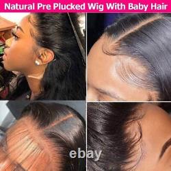 Body Wave Human Hair Wigs Brazlian 13x6 HD Lace Frontal Wigs Pre Plucked