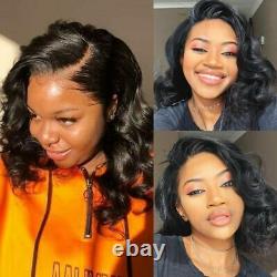 Body Wave Lace Frontal Human Hair Wigs Brazilian Bob Lace Front Wigs Remy Hair