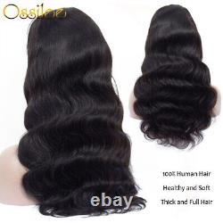 Body wave 360 Lace Frontal Wigs Pre Plucked Peruvian Human Hair Lace Frontal Wig