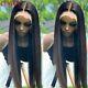 Bone Straight Lace Frontal Human Hair Wig Brazilian Pre Plucked Lace Closure Wig