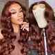 Burgundy 99J Red HD 13x4 Lace Front Human Hair Wigs Body Wave Glueless Lace Wig