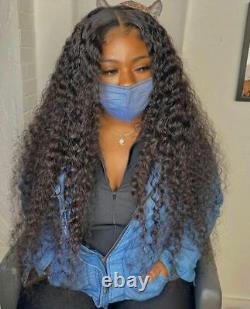Curly 13x4 Lace Frontal Human Hair Wigs Lace Closure Wigs Deep Remy Hair Wigs