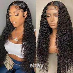 Curly Lace Frontal Human Hair WigS Lace Closure Wig Kinky Curly Wig Pre Plucked