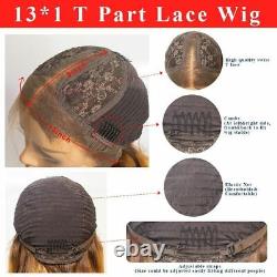 Curly Lace Frontal Human Hair Wigs 13x1Deep Water Wave HD Highlight Lace Wigs