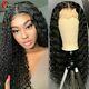 Deep Wave 13x4 Lace Frontal Human Hair Wigs Hd Transparent 4x4 Lace Closure Wigs
