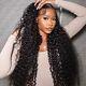 Deep Wave 13x6 Hd Lace Frontal Human Hair Wigs Pre Plucked Water Wave Lace Wig
