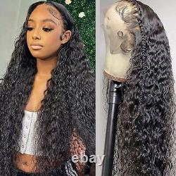 Deep Wave 13x6 Hd Lace Frontal Human Hair Wigs Pre Plucked Water Wave Lace Wig