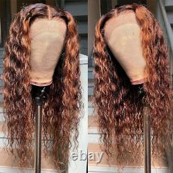 Deep Wave HD Transparent 360 Lace Frontal Human Hair Wig 13x4 Full Lace Wig Remy