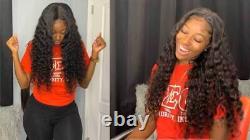 Deep Wave Hd Lace Frontal Human Hair Wig Wet And Wavy For Women T Part Lace Wigs