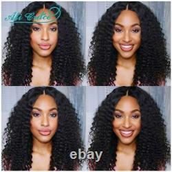 Deep Wave Lace Frontal Human Hair Wigs Brazilian Pre-plucked Lace Closure Wigs