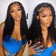 Deep Wave Lace Frontal Wig or Women Pre Plucked Brazilian Remy Human Hair Wigs