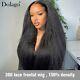 HD 360 Lace Frontal Human Hair Wigs Kinky Straight Lace Kinky Wigs with Bangs