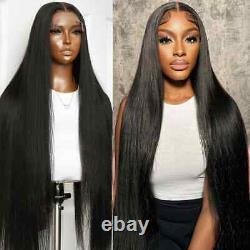 HD 5x5 Glueless Wigs Straight Transparent 13x4 Lace Frontal Human Hair Wigs