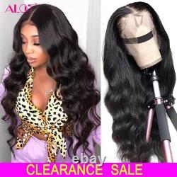 HD Body Wave Transparent Lace Wig Pre Plucked Remy Lace Frontal Human Hair Wigs