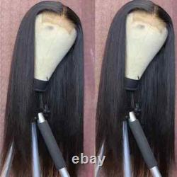 HD Bone Straight 13x4 Lace Frontal Human Hair Wigs PrePlucked 5x5 Closure Wigs