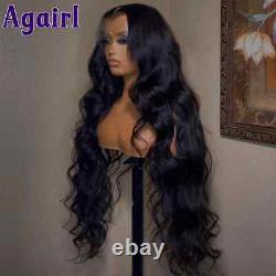 HD Closure Wig Transparent Lace Frontal Human Hair Wigs Pre Plucked Body Wave