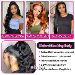 HD Lace Frontal Wig Lace Closure Wig Body Wave Lace Front Human Remy Hair Wigs