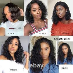 HD Transparent 13x6 Lace Frontal wig Human Hair Peruvian Natural Wave PrePlucked