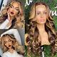 Highlight 360 Lace Frontal Human Hair Wigs Ombre Body Wave HD Transparent Wigs