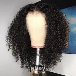 Kinky Curly Lace Frontal Wig Remy Deep Wave Human Hair Wigs for Women Daily Use