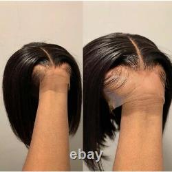 Lace Closure Frontal Wigs Human Hair Bone Straight Pre Plucked Brazilian Remy