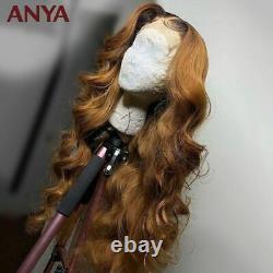 Lace Frontal Human Hair Wig Body Wave Pre Plucked Transparent Malaysia Hair Wigs