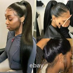 Lace Frontal Human Hair Wigs Pre Plucked Straight Lace Front Wigs Hd Brazilian
