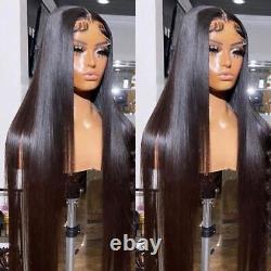 Long Straight Lace Frontal Wig Brazilian Remy Human Hair Wigs for Women New